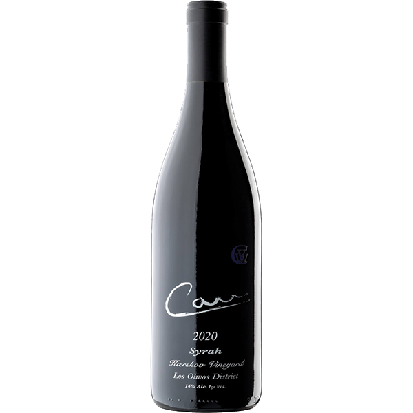 Wine Enthusiast 91 Points 2020 Carr Syrah, Kærskov Vineyard, Los