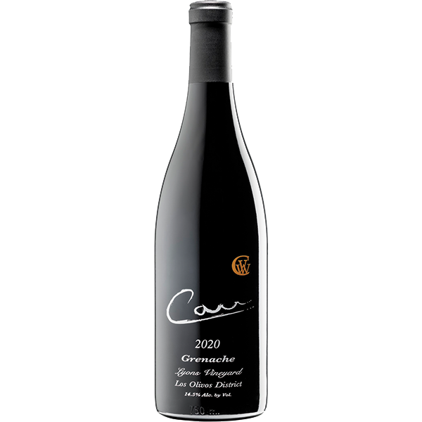 Wine Enthusiast 91 Points 2020 Carr Grenache, Lyons Vineyard, Los