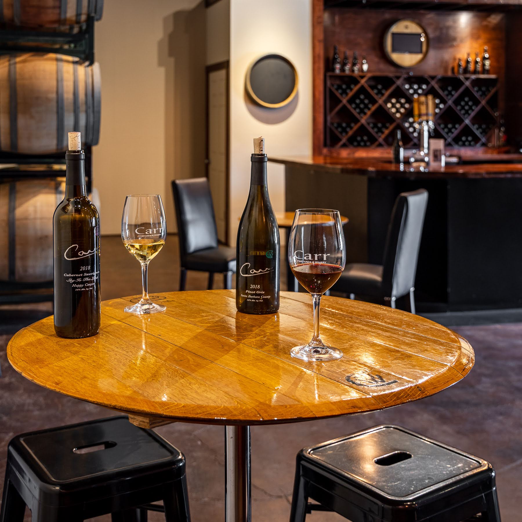 Cocktail Table - Carr Vineyards and Winery - Warehouse